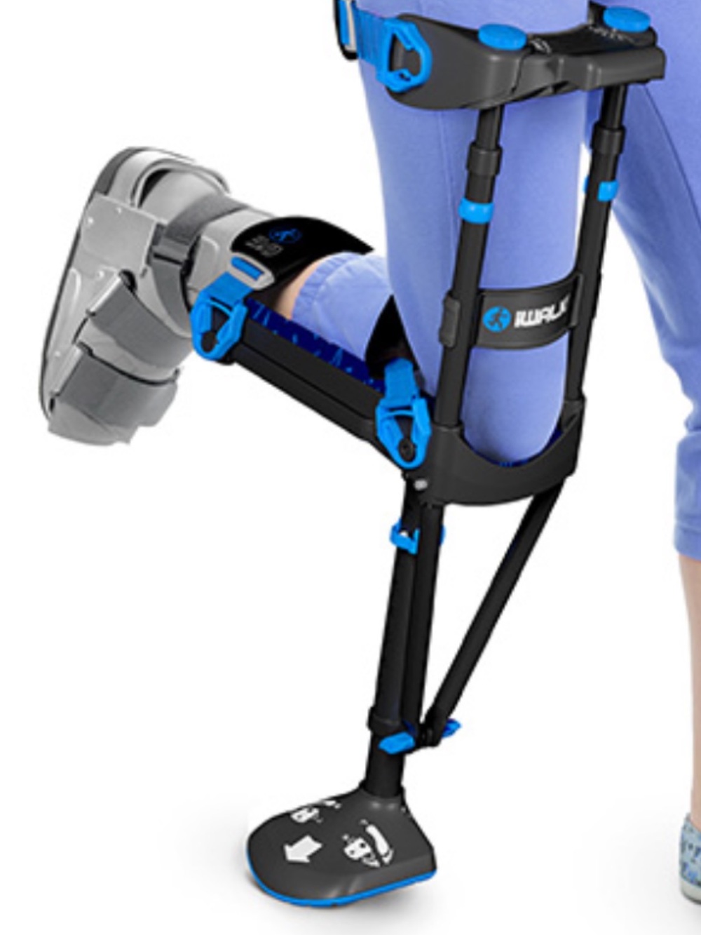 Hands-Free Mobility Brace — Blue